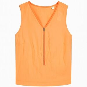 The Kooples Vivid Orange V-Neck Tank Top